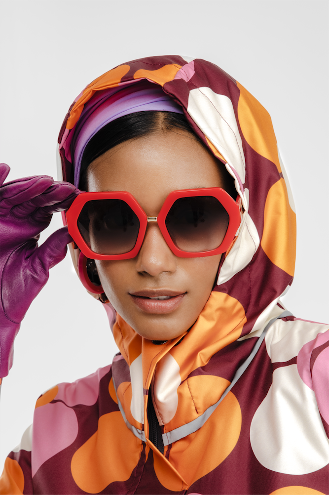 RAINCOAT FLOWER POWER NARANJA (PRE-ORDER)