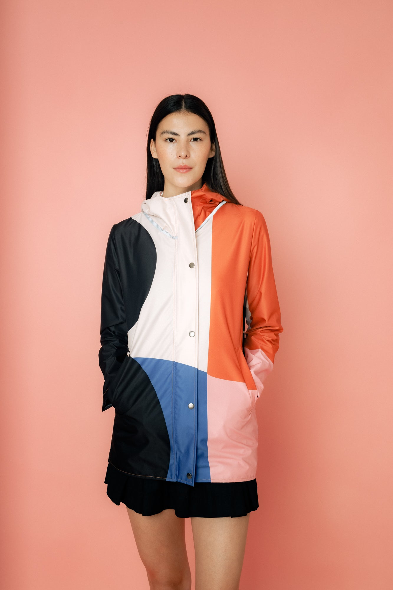 Pluvo Oversize Windbreaker Fashion Library. Clothing Print. Gifts for Women. Gifts 2024 for Men. Unisex Bicycle Jacket Poncho